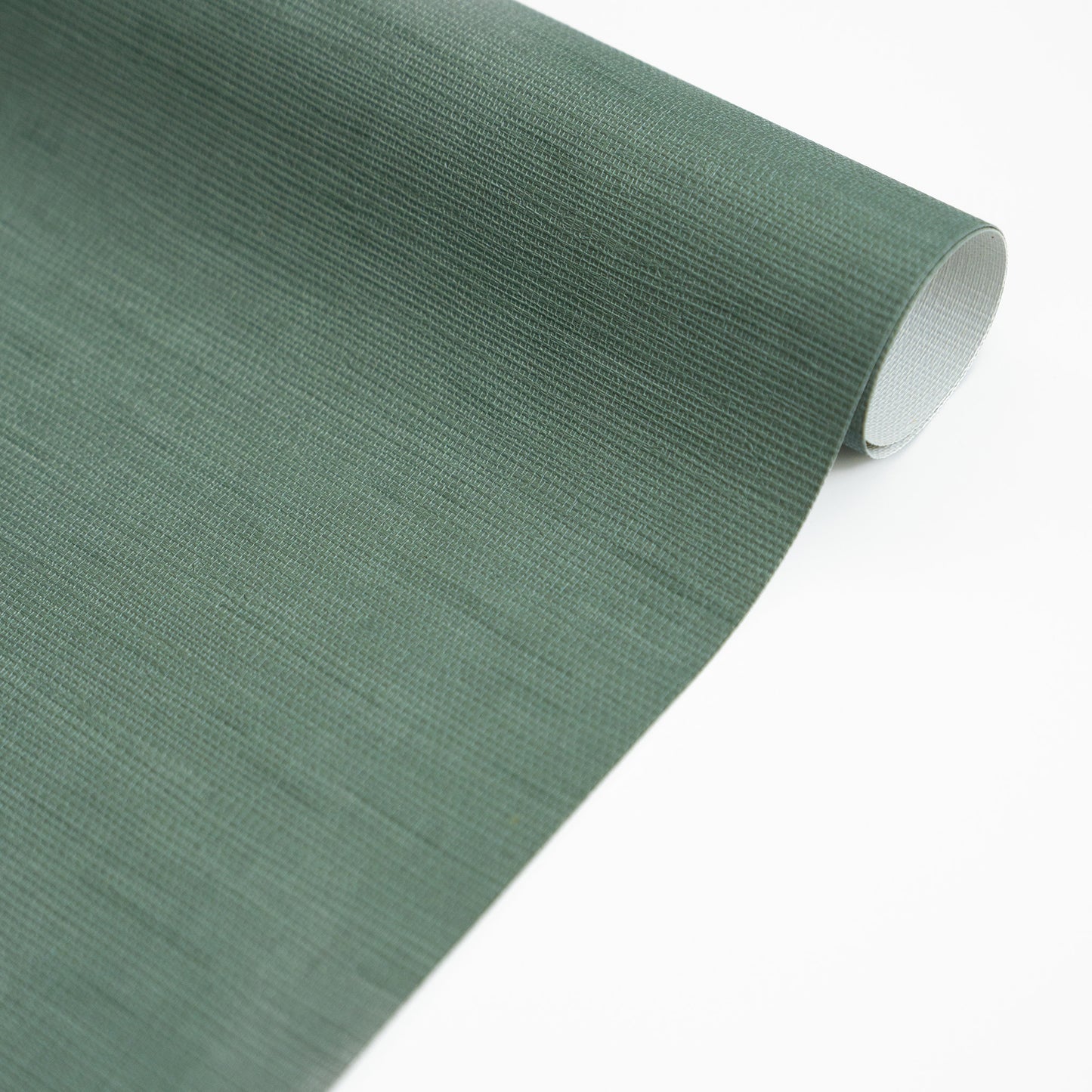 Faux Grasscloth Wallpaper - Green