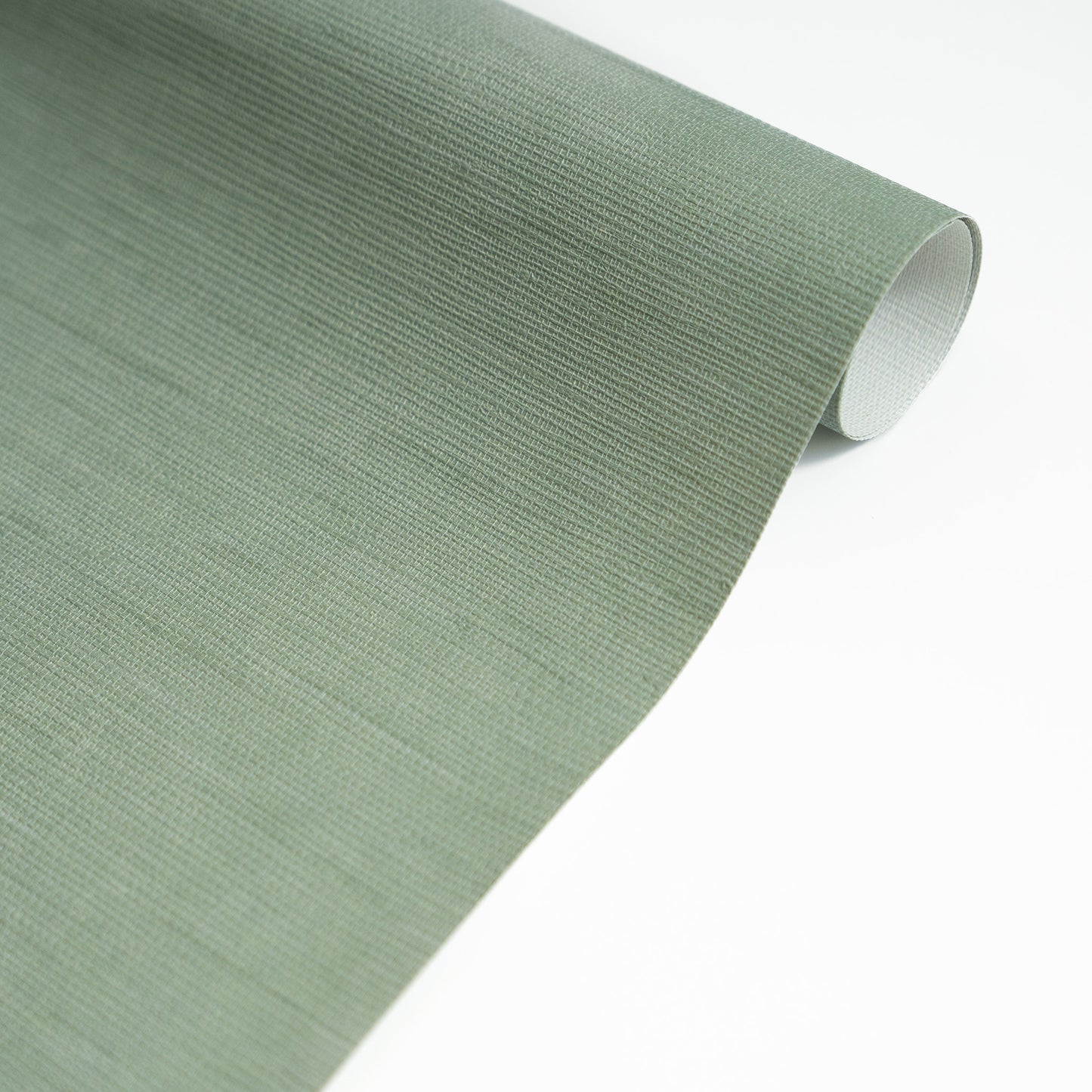 Faux Grasscloth Wallpaper - Green