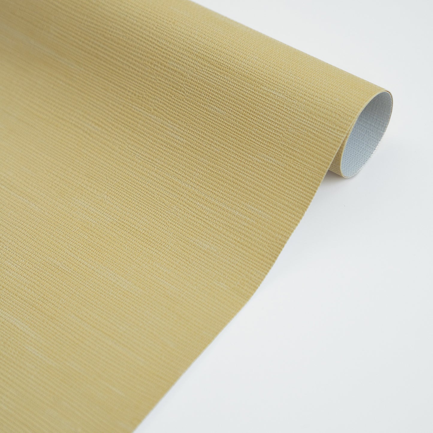 Faux Grasscloth Wallpaper - Yellow