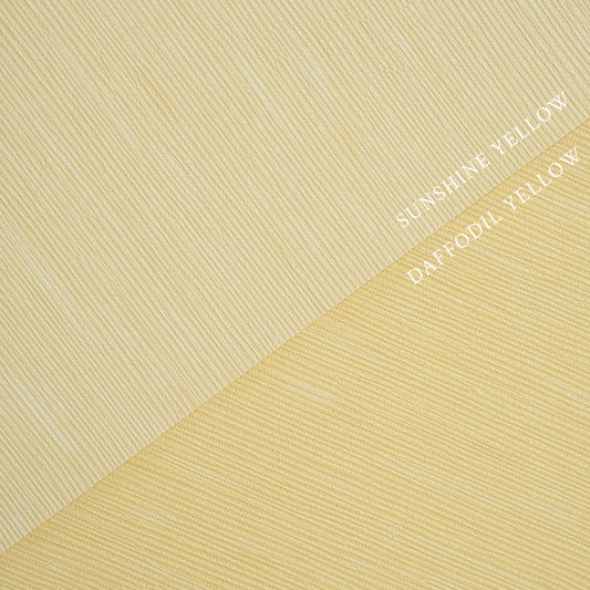 Faux Grasscloth Wallpaper - Yellow