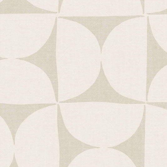 Get yourself these stylish Half Circle Tile Wallpapers for a unique wall decor solution. With its neutral design, these geometric wallpapers will easily liven up any room, making it look modern and chic.