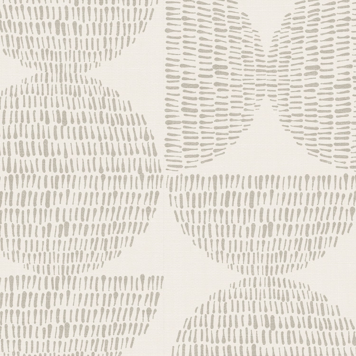 Textured pattern of organic lines in circle and half circle shapes on a light gray background.