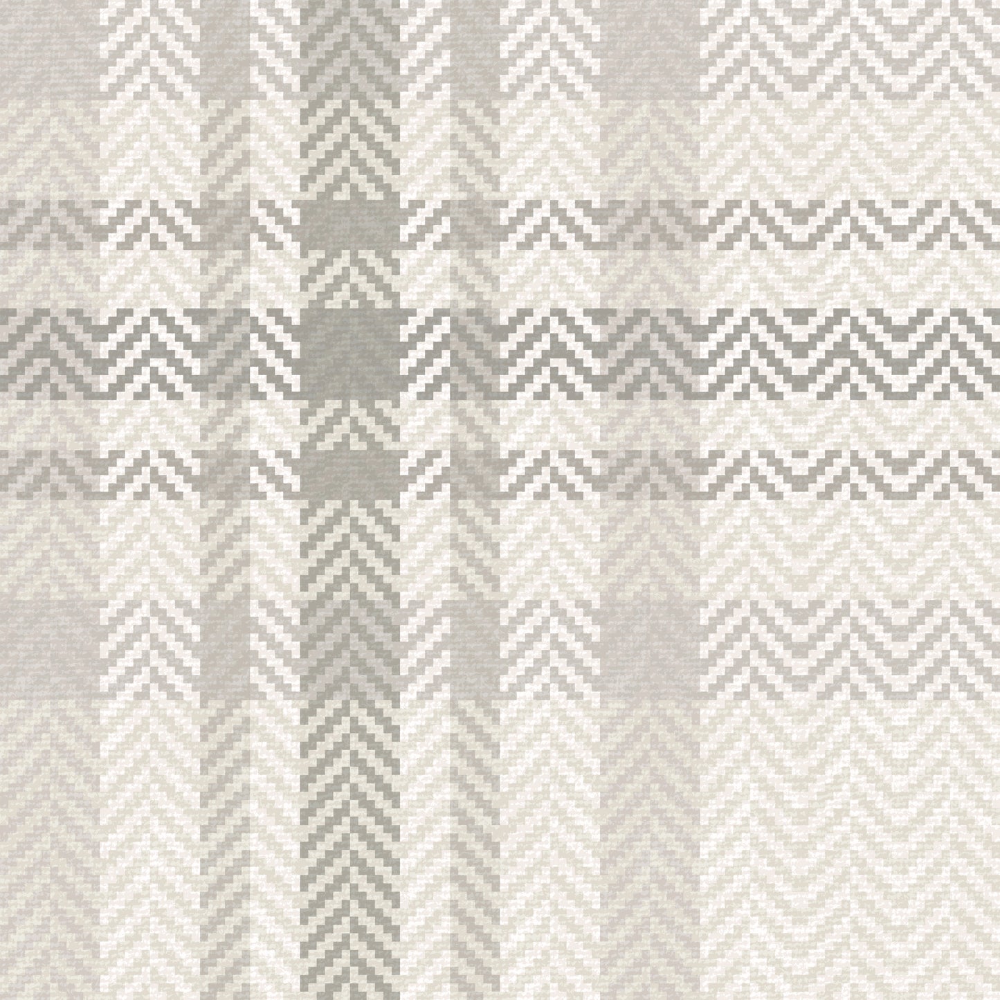 Heritage Plaid Wallpaper in Ivory shown close up.