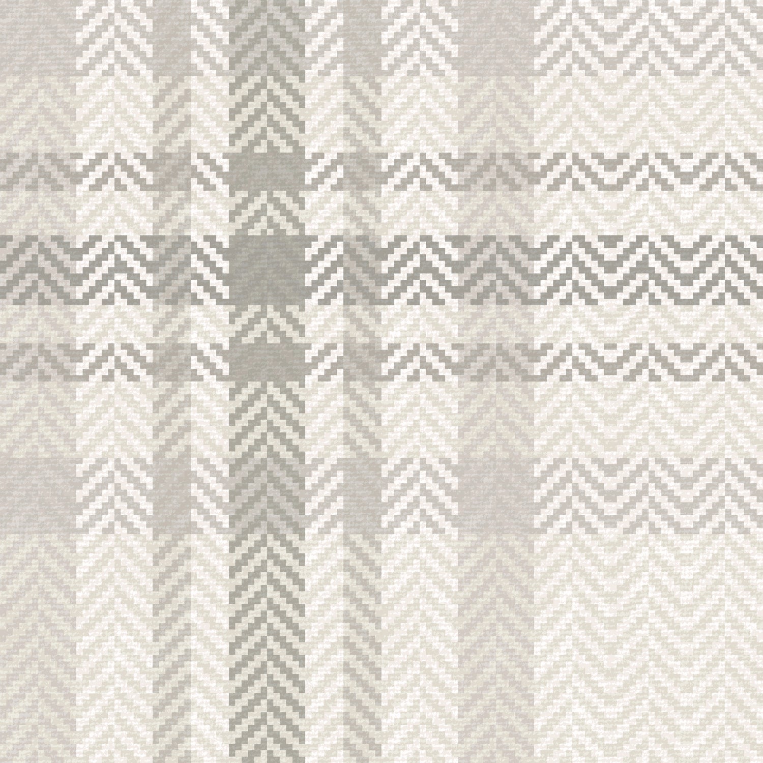 Heritage Plaid Wallpaper in Ivory shown close up.