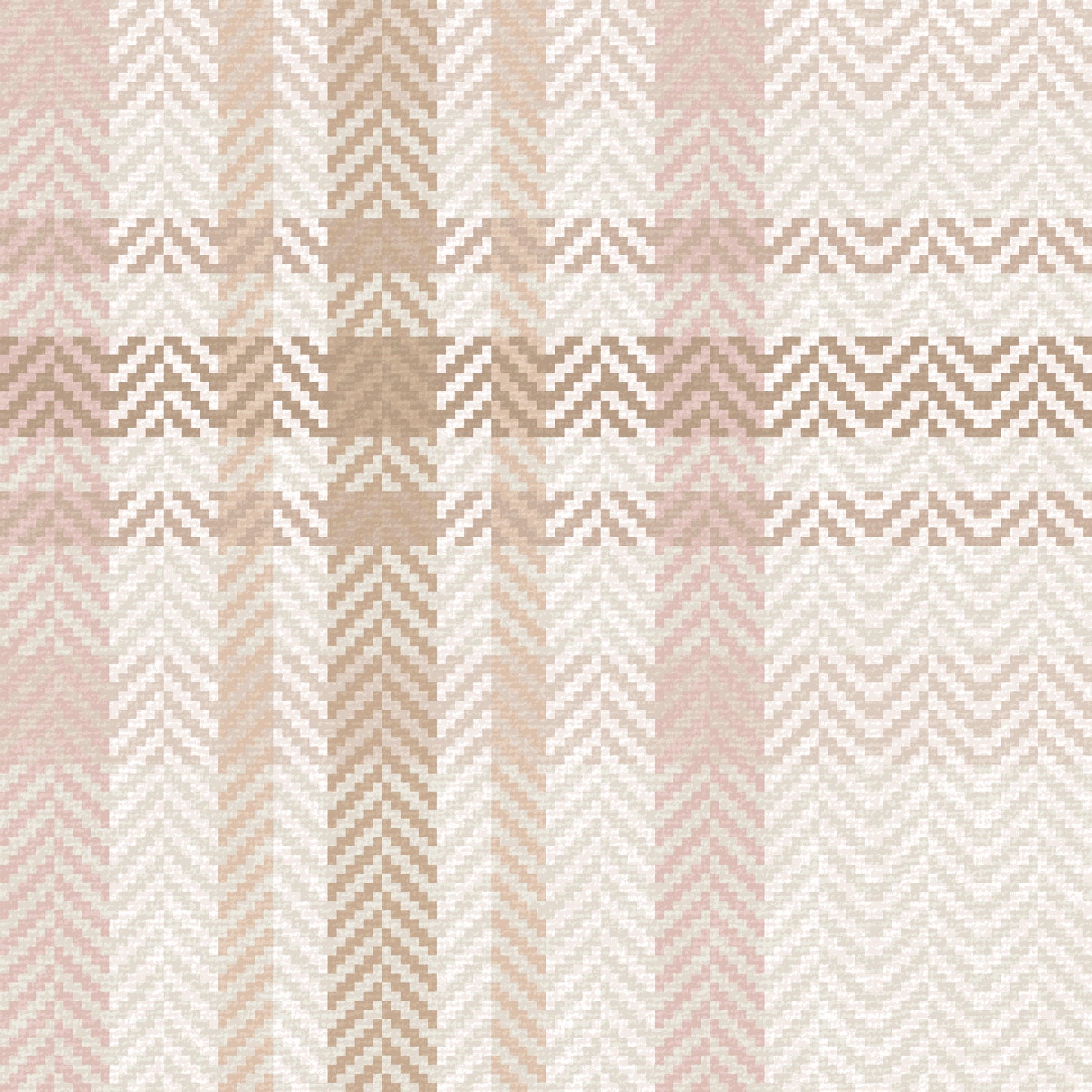 Heritage Plaid Wallpaper in Blush shown close up.