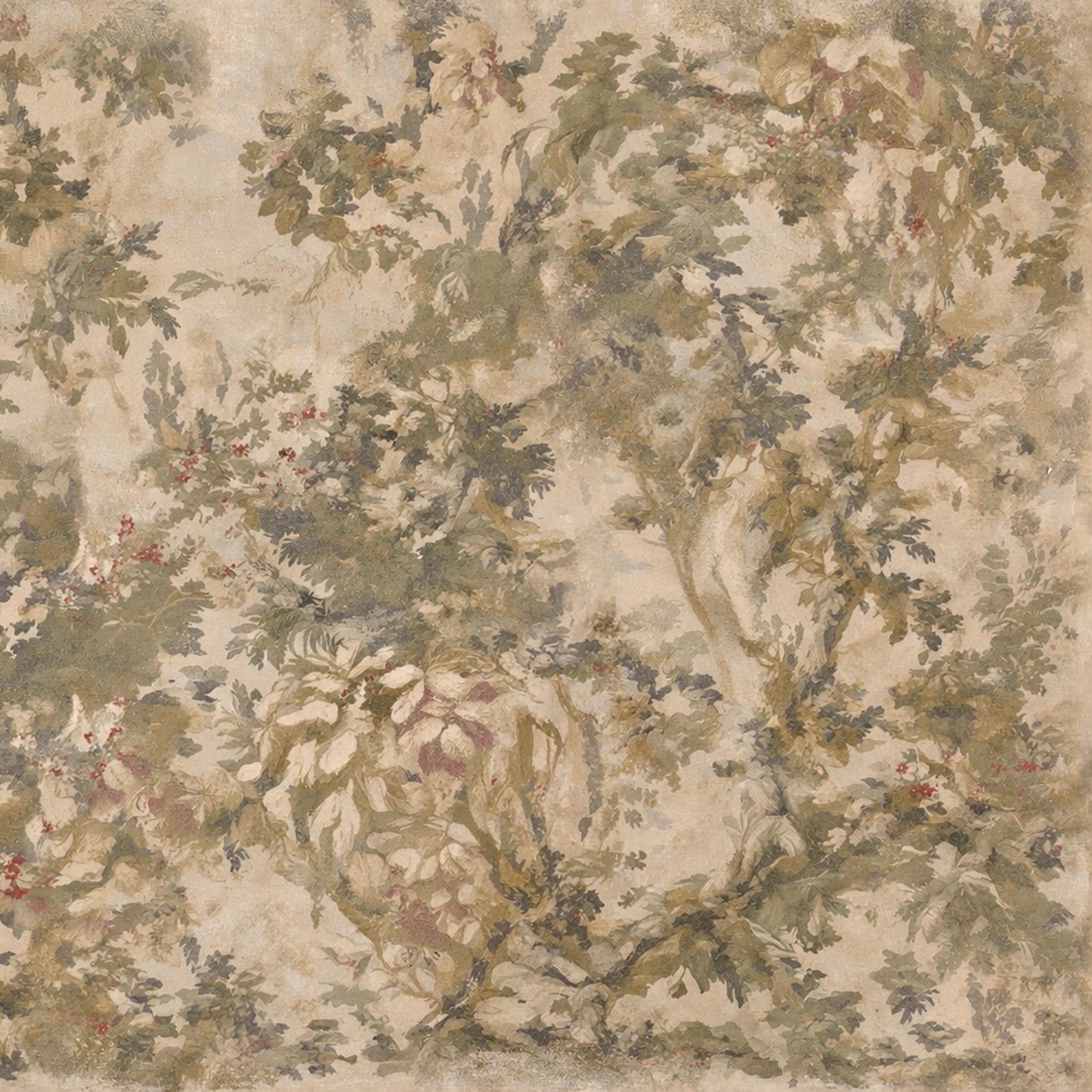Hidden Grove Wallpaper Mural shown close up.