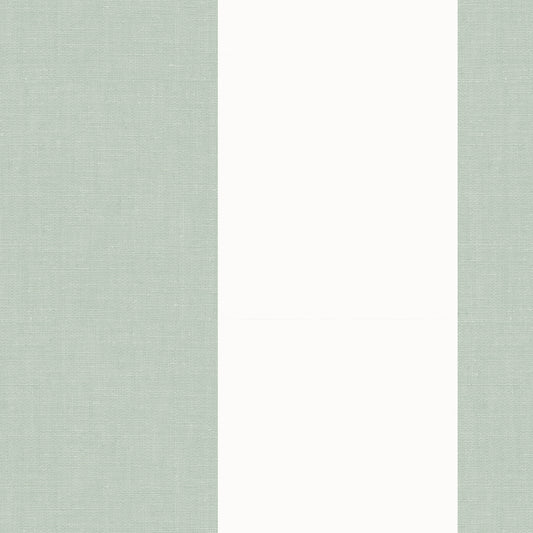 Close up Nursery wallpaper featuring Gracie's Stripe Wallpaper- a classic stripe pattern