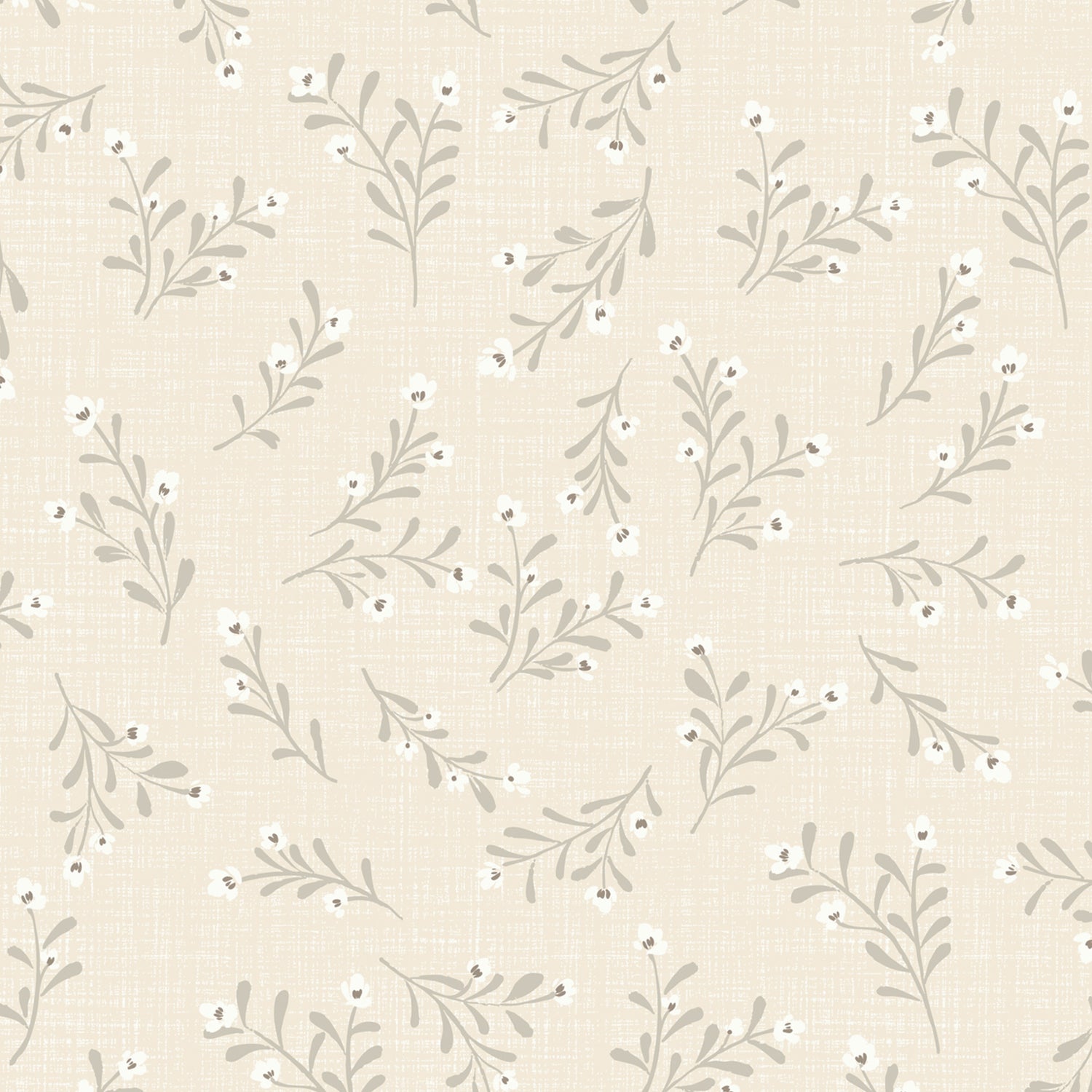 Jasmine Wallpaper in Sun shown close up.