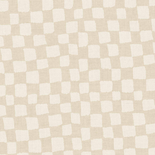 Transform your space with Lazy Checkers Wallpaper – Cream. Featuring playful, uneven visuals for a dynamic, three-dimensional look, this wallpaper can bring a sense of movement and energy to any room.