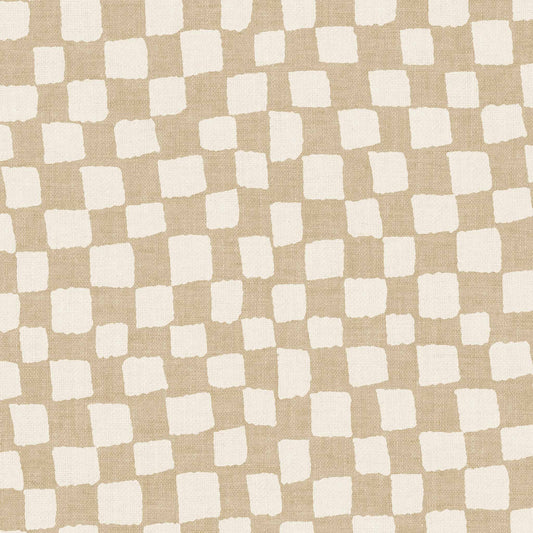 Transform your space with Lazy Checkers Wallpaper – Tan. Featuring playful, uneven visuals for a dynamic, three-dimensional look, this wallpaper can bring a sense of movement and energy to any room.