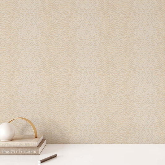Make a wild statement with this unique tan Leopard Wallpaper! It's got whimsical leopard spots, without being too overwhelming, so your walls can add a bit of fun while still maintaining a subtle look.