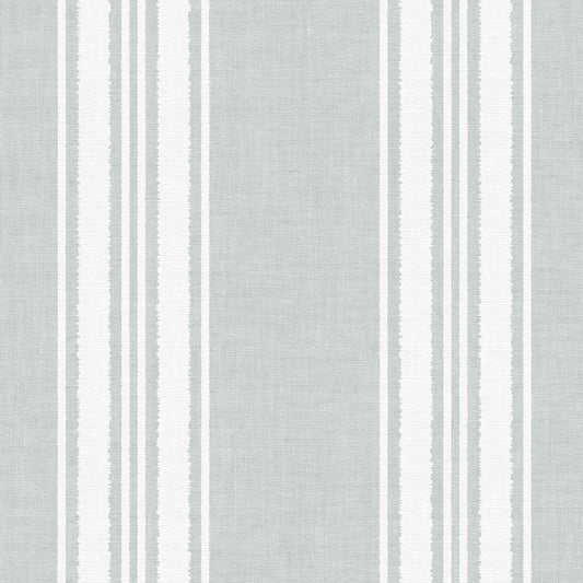 Linen Stripes Wallpaper in Dove Gray shown in a closeup view