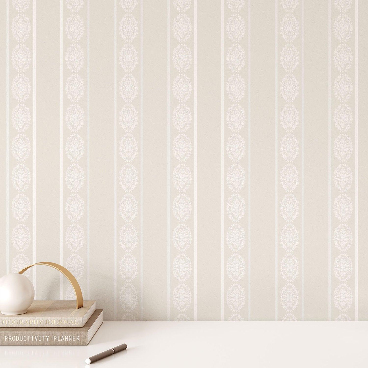 Upgrade your home decor with Milton Wallpaper. Its high-end look and stunning design will elevate any room. Made with top-quality materials, this wallpaper is the perfect choice for adding a touch of elegance to your space. Transform your walls and create a beautiful, sophisticated atmosphere shown in full size image.
