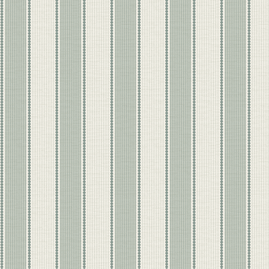 Textured striped pattern in blue green and white