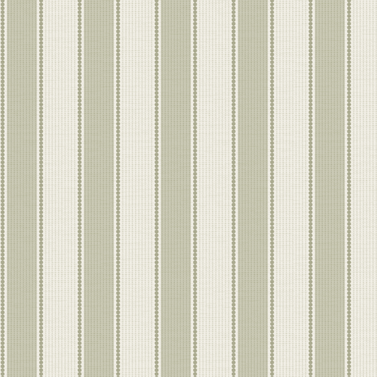 Textured striped pattern in sage and cream tones