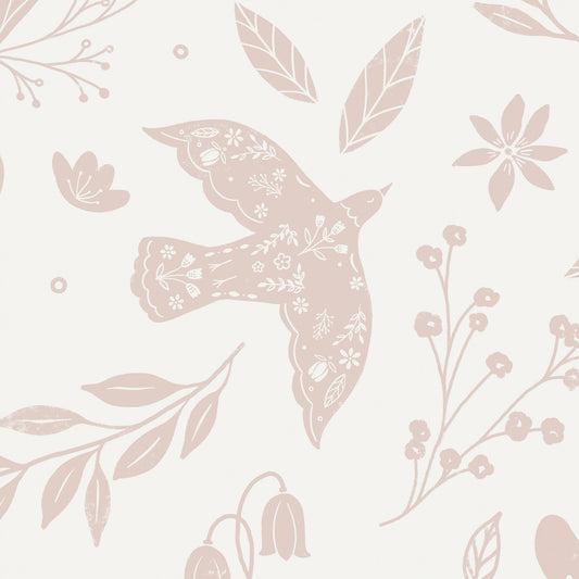 Dove of Peace Wallpaper - Pink