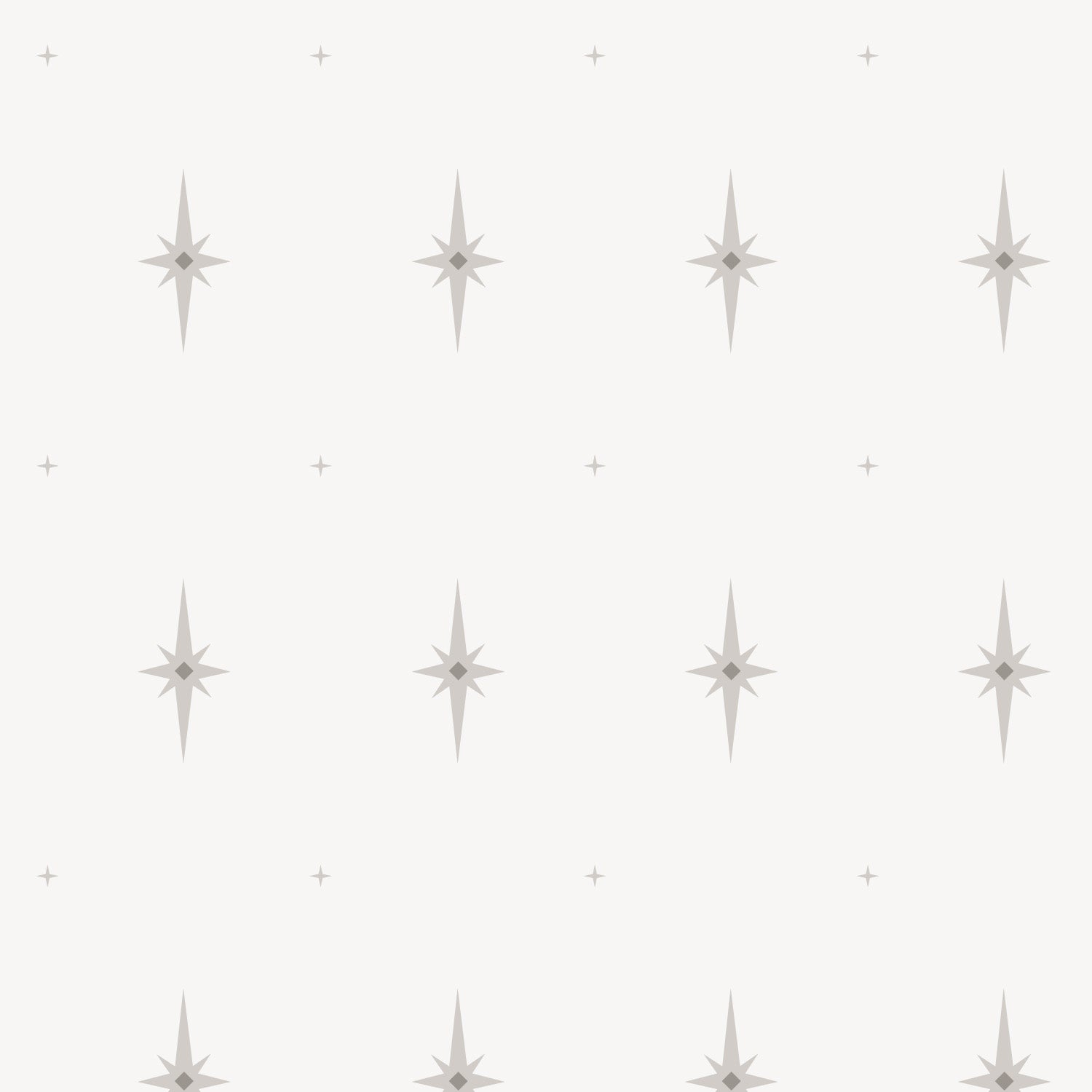 Star-shaped decorations on a white background