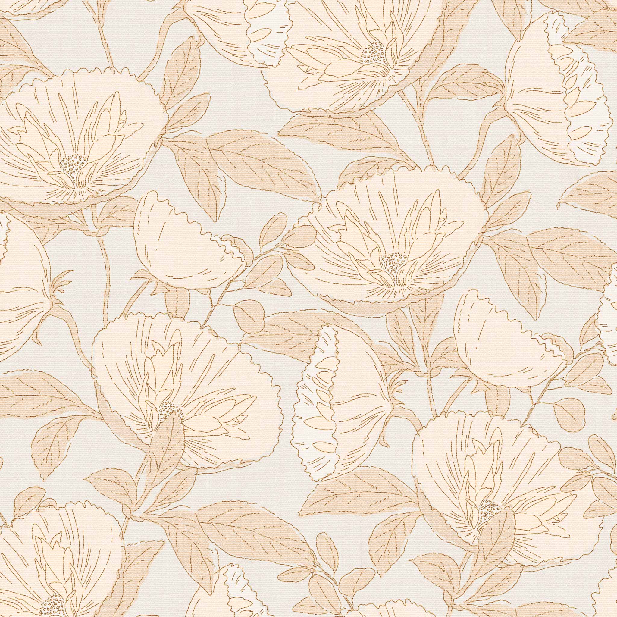 Spring Cosmos Wallpaper - Neutral – Ayara Home