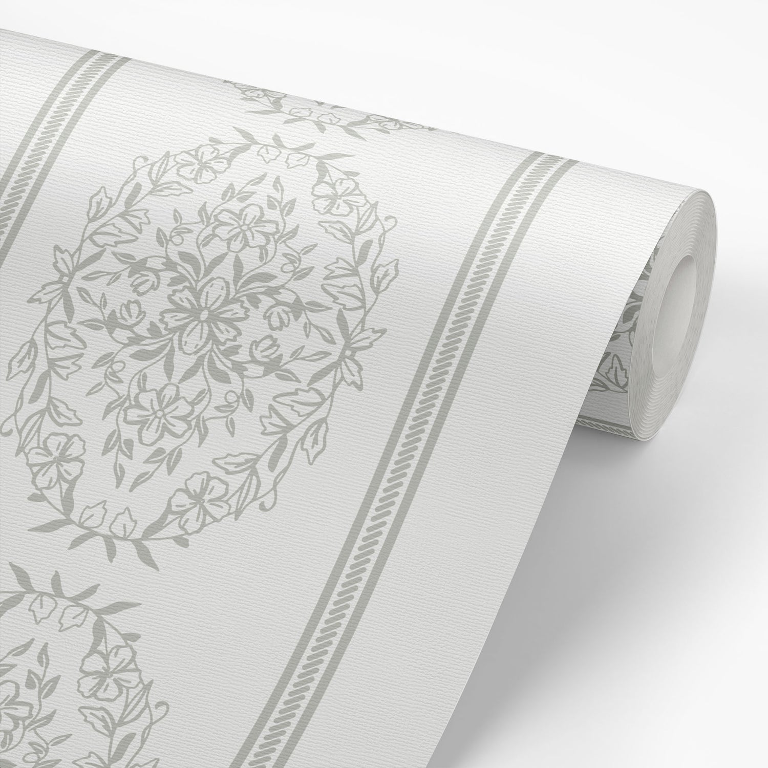 Made with top-quality materials, this wallpaper is the perfect choice for adding a touch of elegance to your space shown on a wallpaper roll.