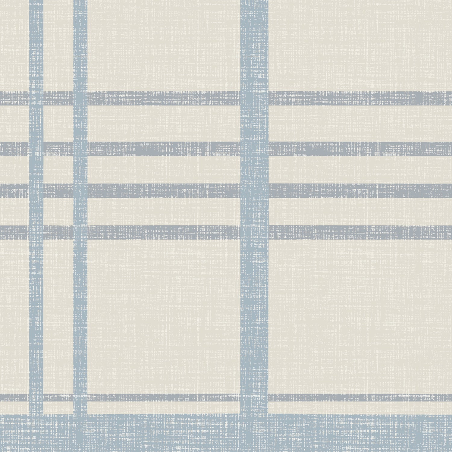 Rustic Reflections Wallpaper in Blue shown close up.