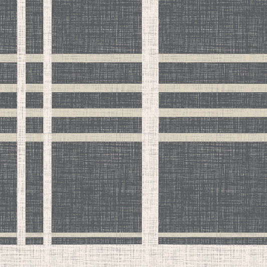 Rustic Reflections Wallpaper in Charcoal shown close up.