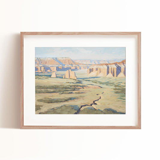 Cathedral Valley Art Print