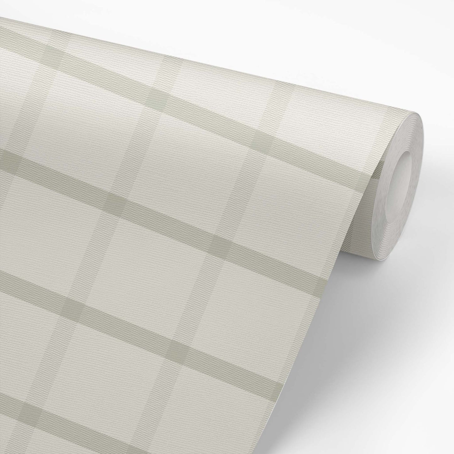 Simple Plaid Wallpaper - Sage