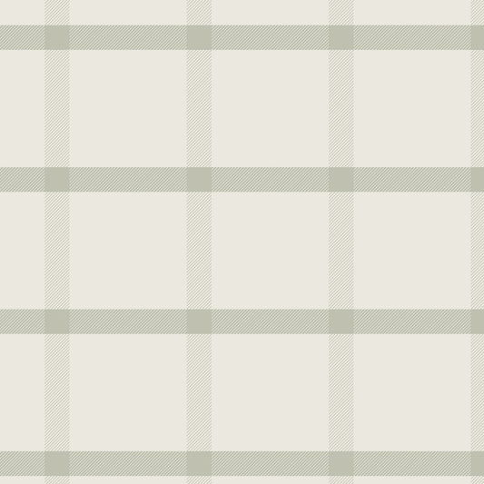 Simple Plaid Wallpaper - Sage