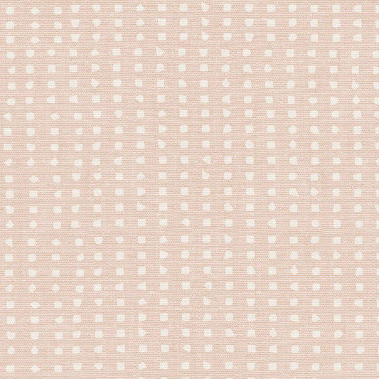Inspire a creative atmosphere with our Geometric Dots Wallpaper in pale pink. Its abstract pattern of dots will bring any room to life, allowing you to express sophistication with a unique and artistic approach.
