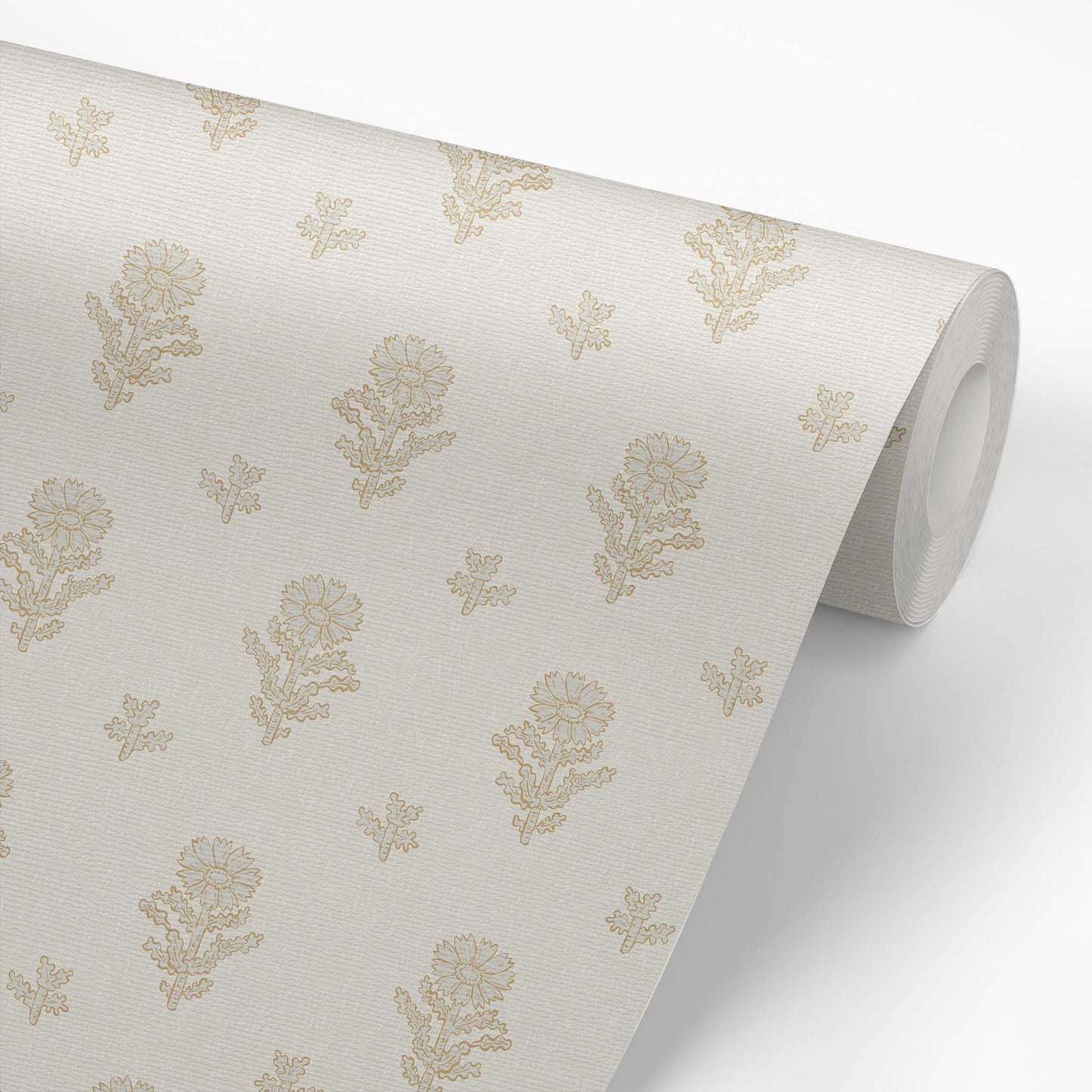 Add a touch of elegance and femininity to any room with our Small Vintage Floral Wallpaper in Bone. Drawing from classic vintage designs, this wallpaper combines delicate florals with soft, subtle tones to create an ambience of comfort and refinement.