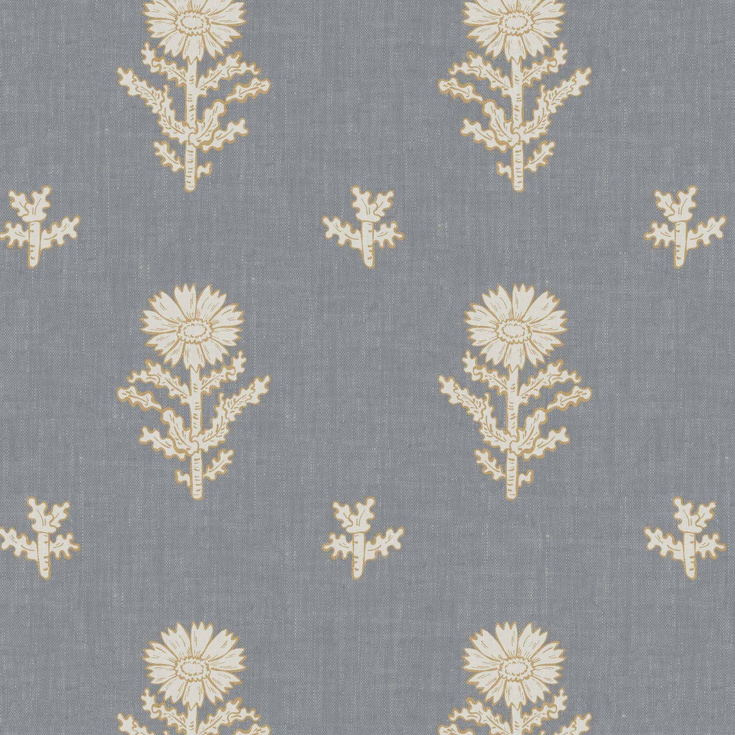 Add a touch of elegance and femininity to any room with our Small Vintage Floral Wallpaper in Denim Blue. Drawing from classic vintage designs, this wallpaper combines delicate florals with soft, subtle tones to create an ambience of comfort and refinement.