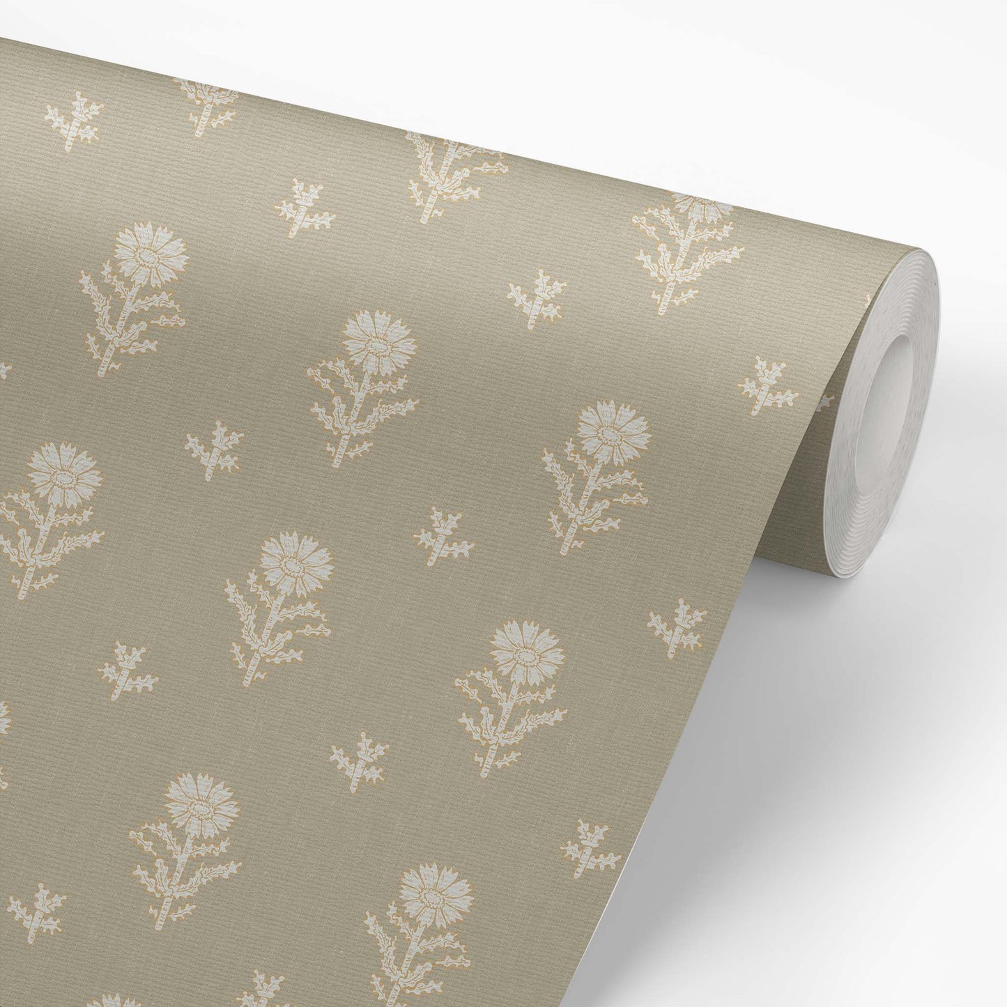 Add a touch of elegance and femininity to any room with our Small Vintage Floral Wallpaper in Sage. Drawing from classic vintage designs, this wallpaper combines delicate florals with soft, subtle tones to create an ambience of comfort and refinement.