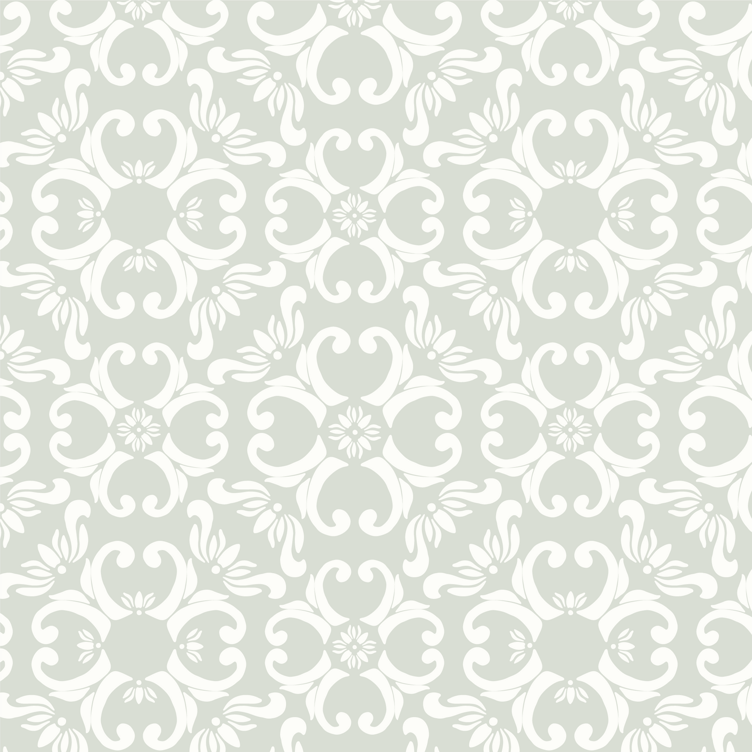 Ayara's peel and stick removable Spanish Tiles Wallpaper in Sage featured close up.