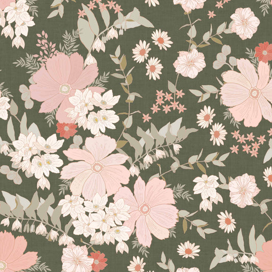 Our Spring Florals Wallpaper is a statement-making solution, featuring elegant flowers to add a touch of springtime beauty to your home.