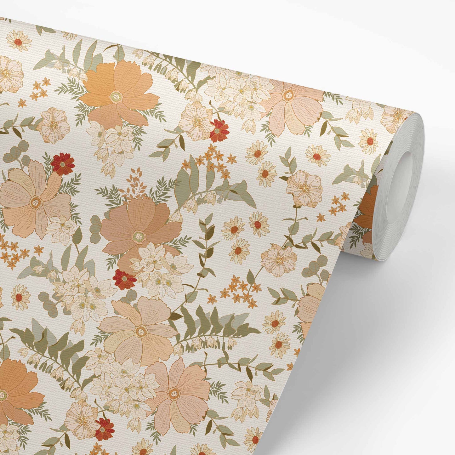 Our Spring Florals Wallpaper is a statement-making solution, featuring elegant flowers to add a touch of springtime beauty to your home.