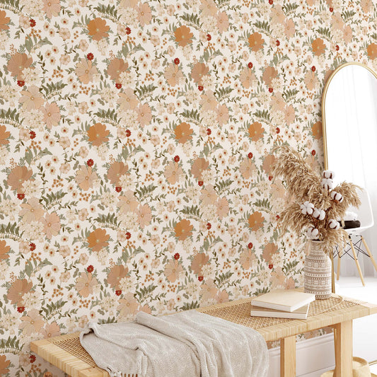 Make your walls bloom with delight! Our Spring Florals Wallpaper is a statement-making solution, featuring elegant flowers to add a touch of springtime beauty to your home.