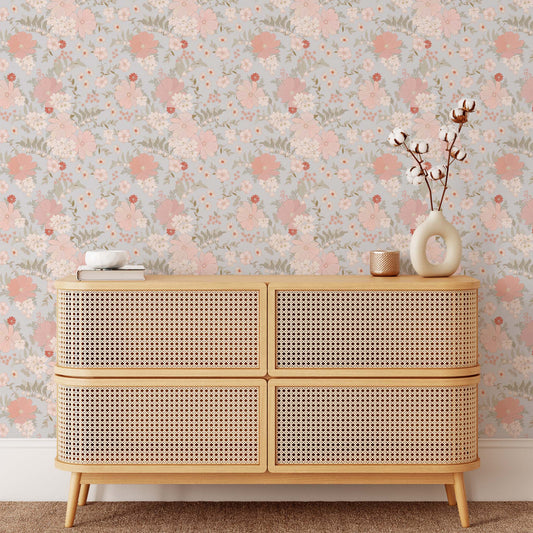 Make your walls bloom with delight! Our Spring Florals Wallpaper is a statement-making solution, featuring elegant flowers to add a touch of springtime beauty to your home. 