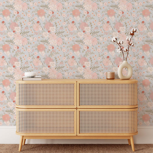 Make your walls bloom with delight! Our Spring Florals Wallpaper is a statement-making solution, featuring elegant flowers to add a touch of springtime beauty to your home.