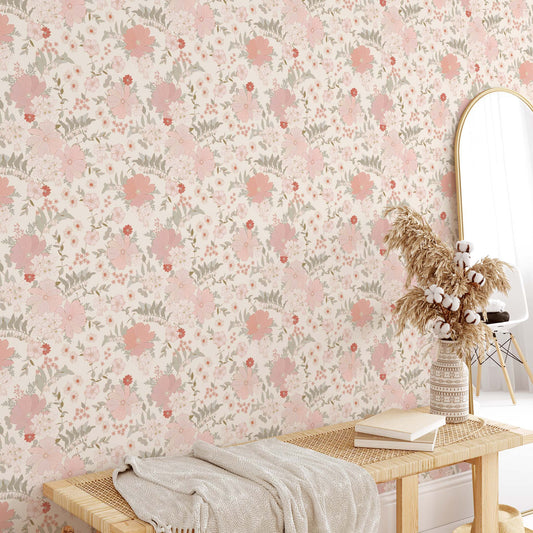 Make your walls bloom with delight! Our Spring Florals Wallpaper is a statement-making solution, featuring elegant flowers to add a touch of springtime beauty to your home.