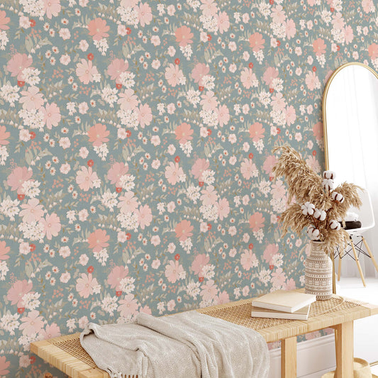 Make your walls bloom with delight! Our Spring Florals Wallpaper is a statement-making solution, featuring elegant flowers to add a touch of springtime beauty to your home.