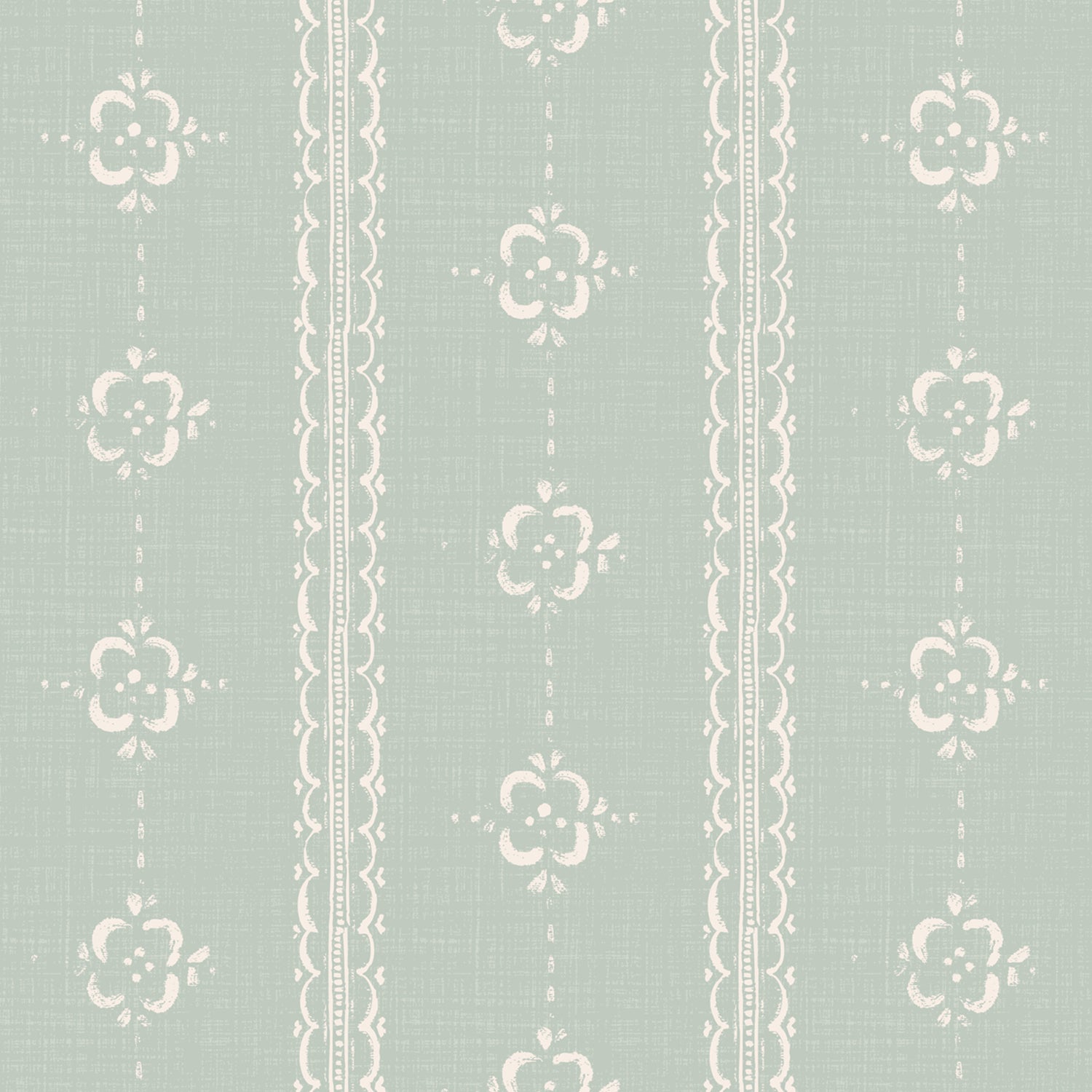 Time Worn Wallpaper in Sage shown close up.