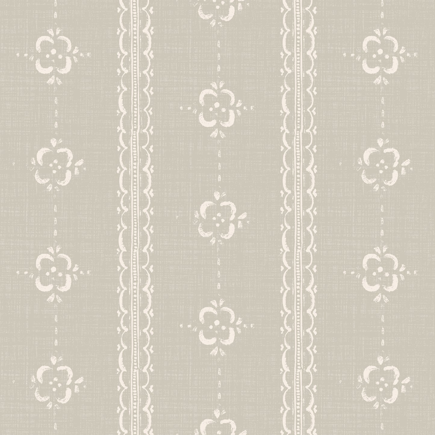 Time Worn Wallpaper in Neutral shown close up.