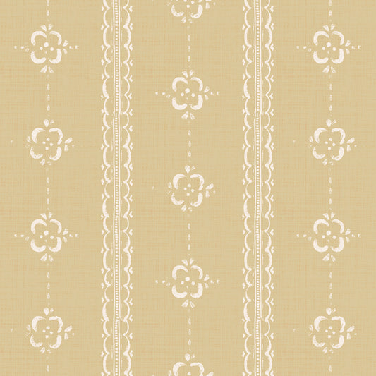 Time Worn Wallpaper in Sun shown close up.