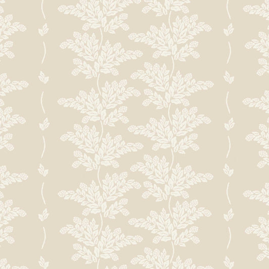 Closeup view of our Elegant Branches Wallpaper in Cream