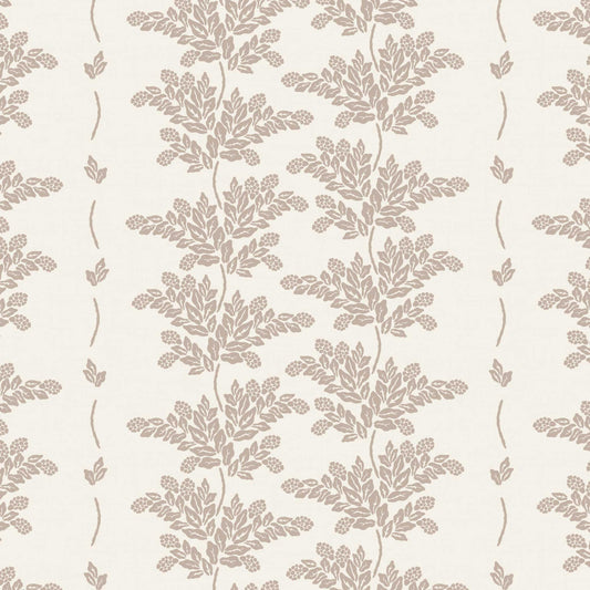 Closeup view of our Elegant Branches Wallpaper in Taupe Branches