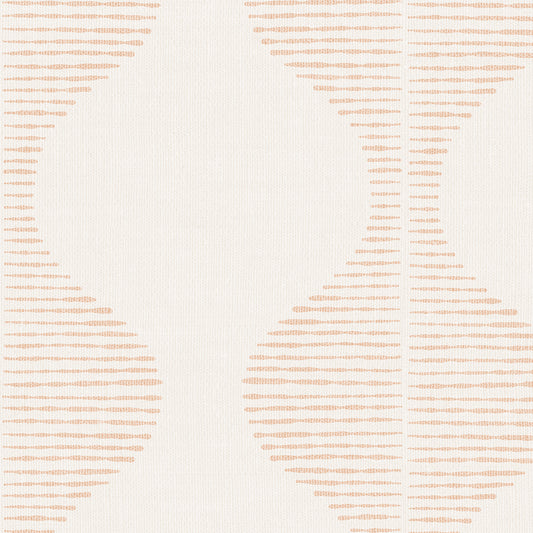 Bring a wave of modern beauty to any room with this stunning Wavy Line Art Wallpaper! The subtle coral on cream design is completely gorgeous and sure to make a statement in any space. 