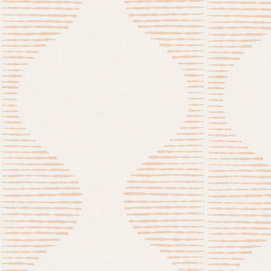 Bring a wave of modern beauty to any room with this stunning Wavy Line Art Wallpaper! The subtle coral on cream design is completely gorgeous and sure to make a statement in any space.