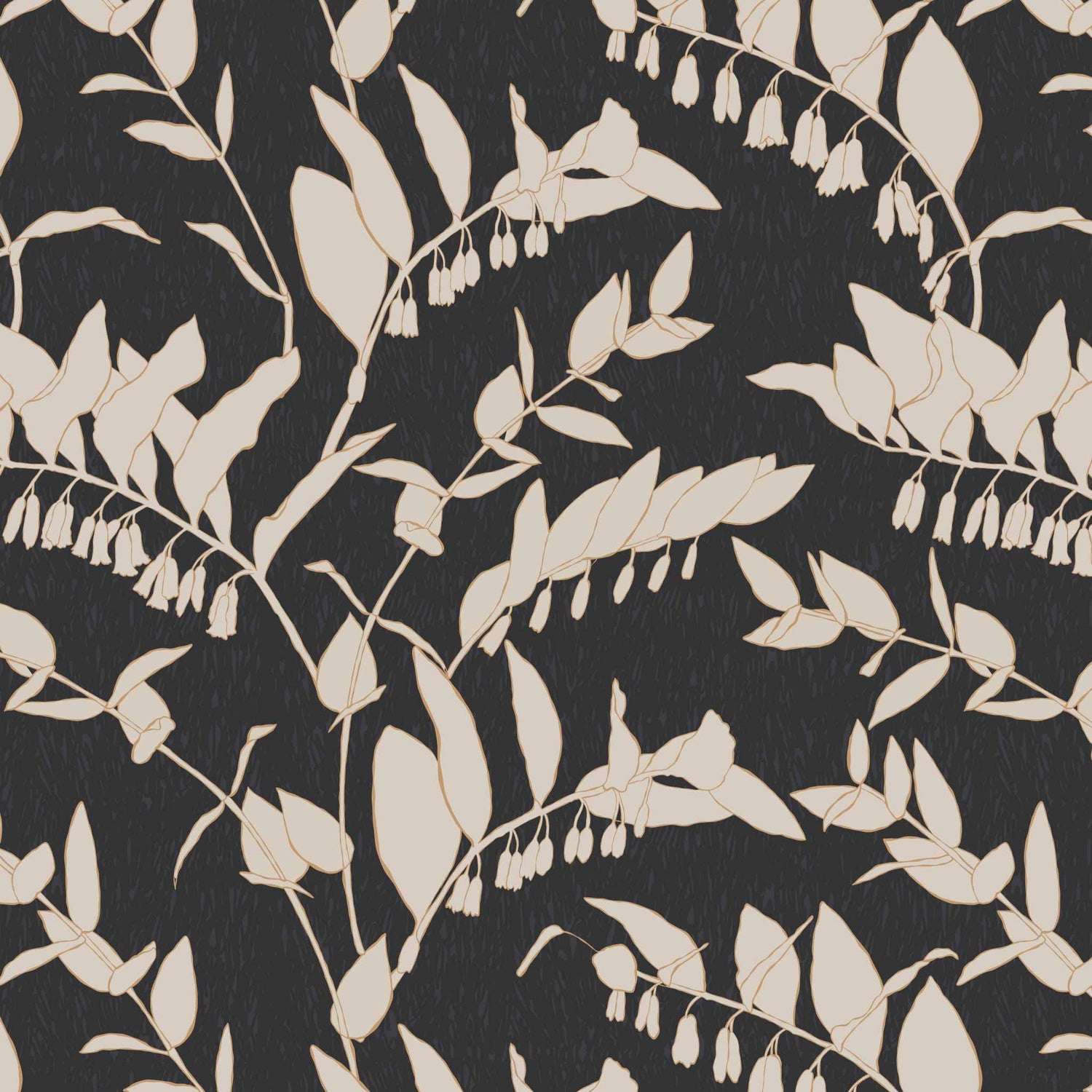 Vines Wallpaper in Charcoal adds an appreciation of understated chicness to any interior, offering a funky and moody essence to any space it graces. Its unassuming yet stylish design is perfect for those who value subtlety and sophistication.