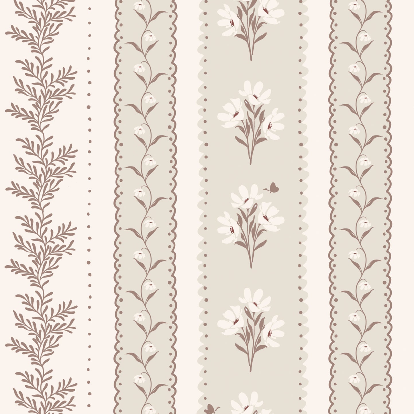 Vintage Stripes in Venis shown close up.