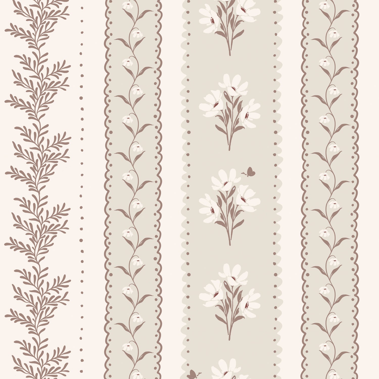 Vintage Stripes in Venis shown close up.